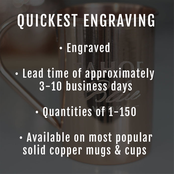 Quick Engraved Mugs & Cups