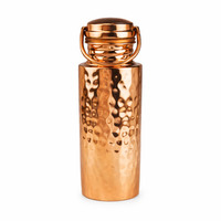 Hammered Copper Water Bottle