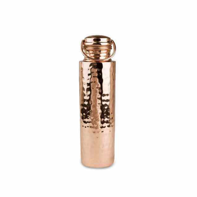 Hammered Copper Water Bottle