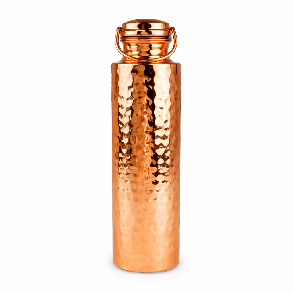 Hammered Copper Water Bottle