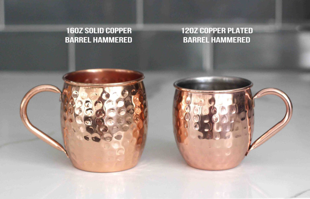 16oz Solid Copper Mugs - All Styles