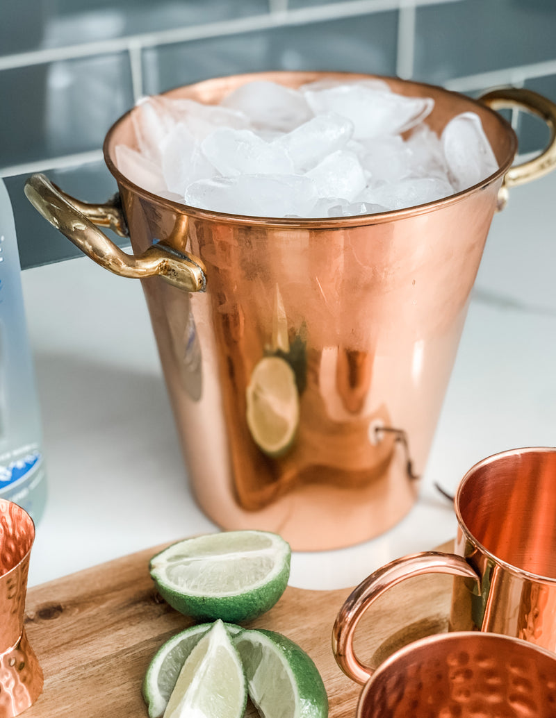 Smooth 1 Gallon Copper Bucket