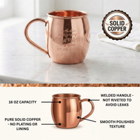 Custom Engraved Special Occasion Copper Mug
