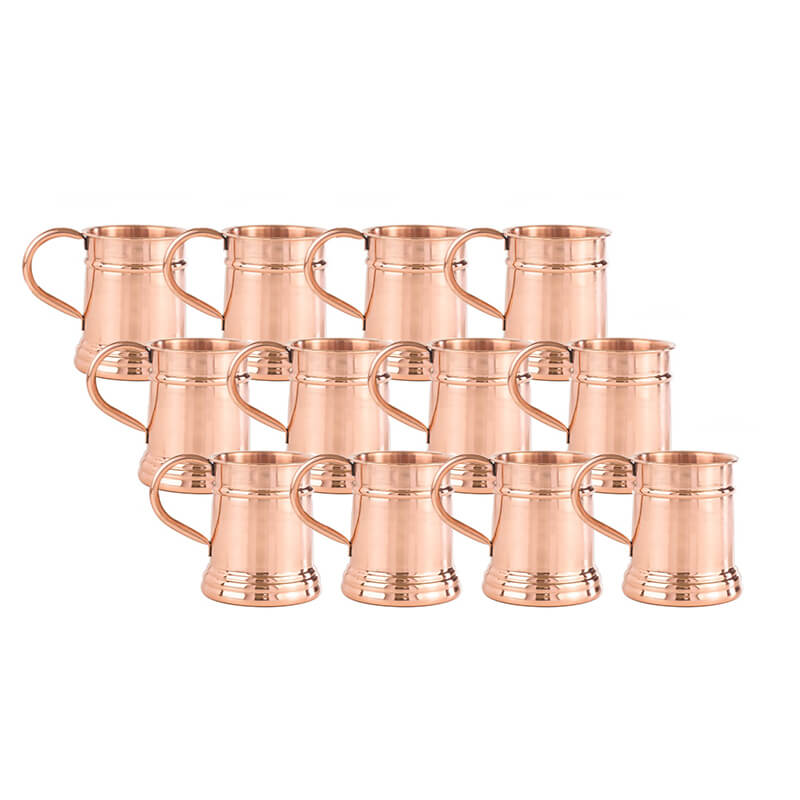 25+ Quantity: 16oz Solid Copper Stein