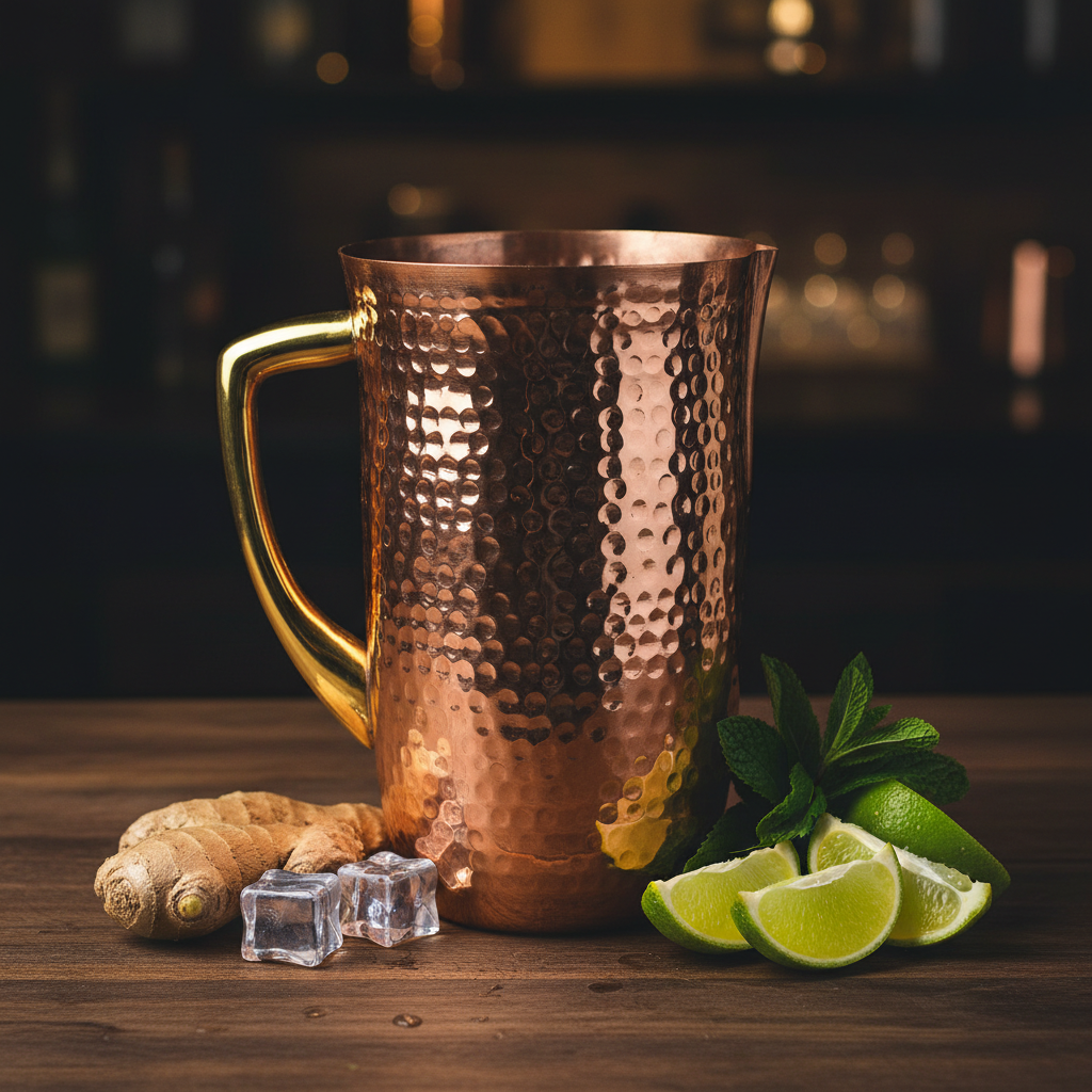 Hammered Copper Pitcher