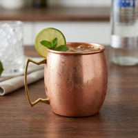 Custom Text Engraved Copper Mug