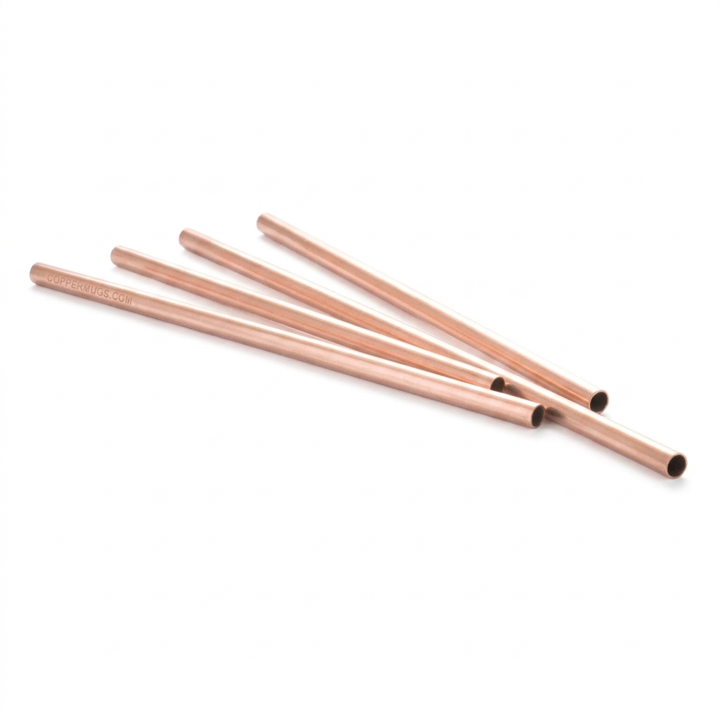 Copper Straws - Set of Four