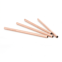 Copper Straws - Set of Four